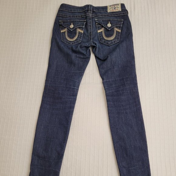 True Religion blue jeans. size 26. - Picture 2 of 10
